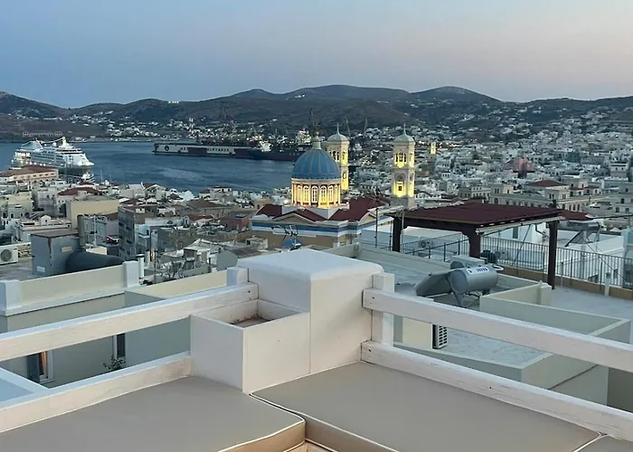 Vaporia Stone House Seaview Ermoupoli