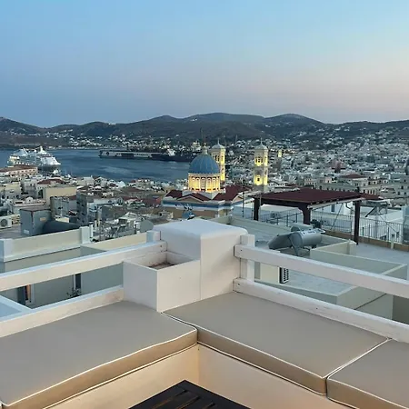 Vaporia Stone House Seaview Ermoupoli